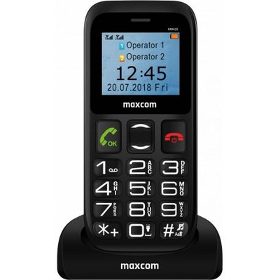 Telefon dla Seniora Maxcom MM 426 BB czarny