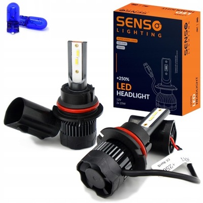 ЛАМПОЧКИ SENSO 2X LED (СВЕТОДИОД ) HB5 +250% CSP 12V 16000LM RETROFIT