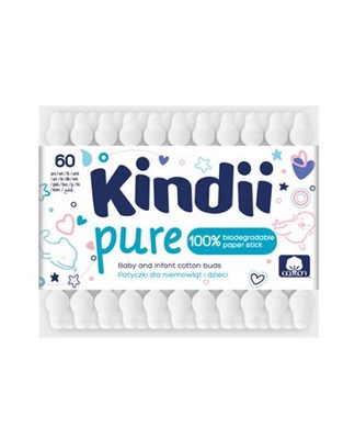 Cleanic Kindii Pure patyczki higieniczne 60 sztuk
