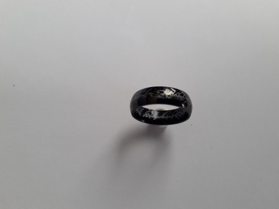 Pierścień Władca Pierścieni - Jedyny Pierścień Władzy Czarny - Tanio!!!!!!!