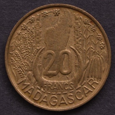 Madagaskar - 20 franków 1953