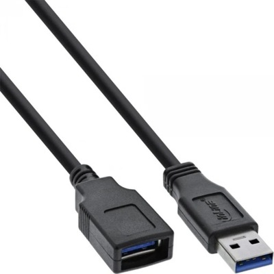InLine 35620 kabel USB USB 3.2 Gen 1 (3.1 Gen 1) 2 m USB A USB B Czarn...