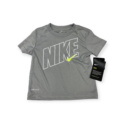 Koszulka t-shirt dla chłopca szary Nike