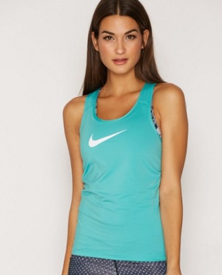 KOSZULKA SPORTOWA NIKE PRO DRI FIT r. S MIĘTA