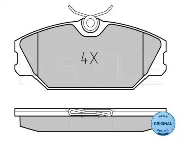 КОЛОДКИ ДИСКОВЫЕ ТОРМОЗНОЕ RENAULT MEYLE фото