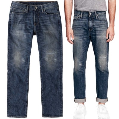 ABERCROMBIE Hollister Spodnie Jeansy W31 L32 31/32