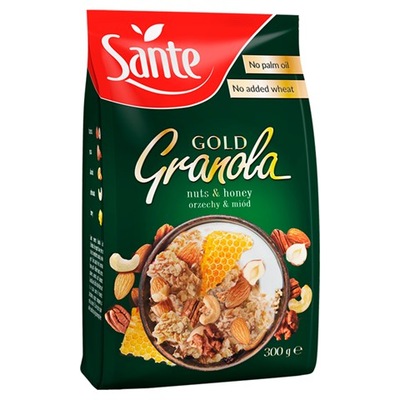 Sante Granola orzechy z miodem 300g