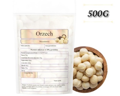 Orzech macadamia 500g