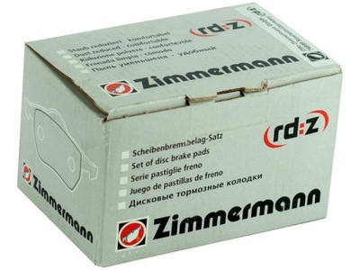 ZAPATAS PARTE TRASERA ZIMMERMANN 23732.970.1  