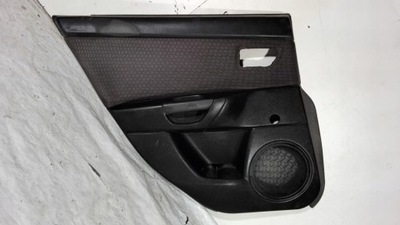 Обшивка обивка дверь левый задняя mazda iii 3 фото №1