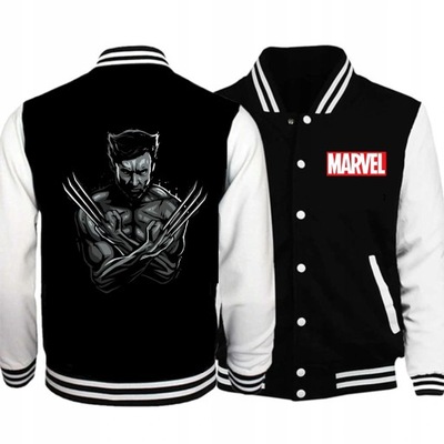 BLUZA BEJSBOLÓWKA BOMBERKA WOLVERINE MARVELXL