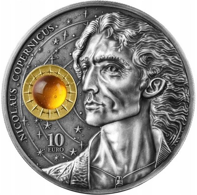 10 Euro 2 oz Mikołaj Kopernik Malta 2023 GM