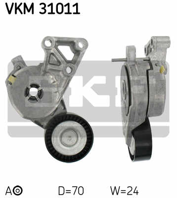 RITINĖLIS ĮTEMPIMO PK SKF VKM 31011 VKM31011 