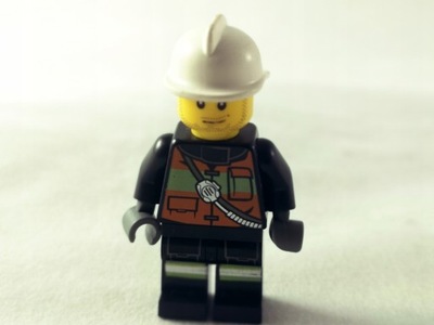 Lego City figurka strażak straż