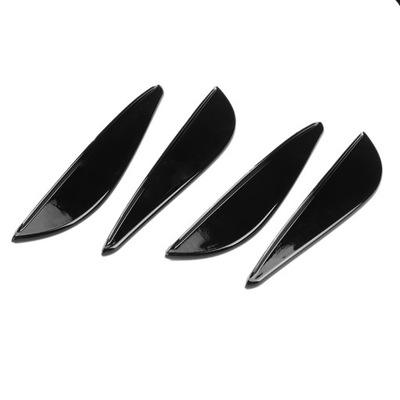 4 szt. бампер автомобіля спліттер fin canards фото №1