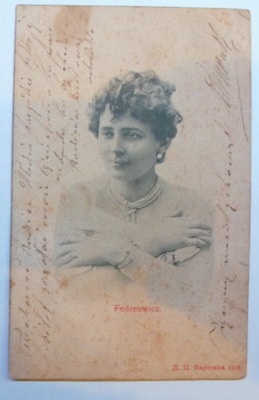 MARIA FEDEROWICZ polska aktorka teatralna Warszawa 1902