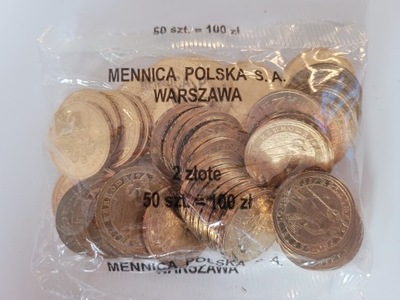 Worek menniczy 50 x 2 zł 750-lecie Krakowa 2007