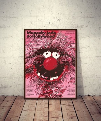 Plakat Muppety jadą do Hollywood Świerzy 1982/2021