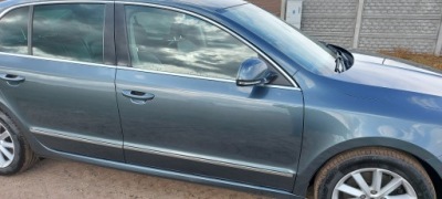 Дверь передние перед правое skoda superb 2 ii lf7y f6f6 фото №1