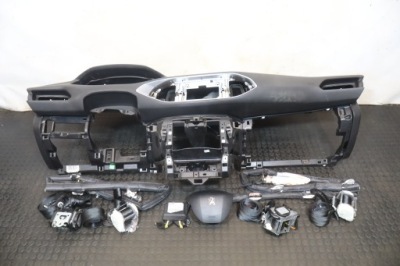 Панель приладів приладова подушка безпеки подушки безпеки ремені peugeot 308 ii фото №1