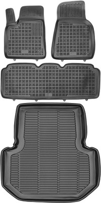 TESLA S LIFTBACK 2012- BAGAŻNIKI + КОВРИКИ