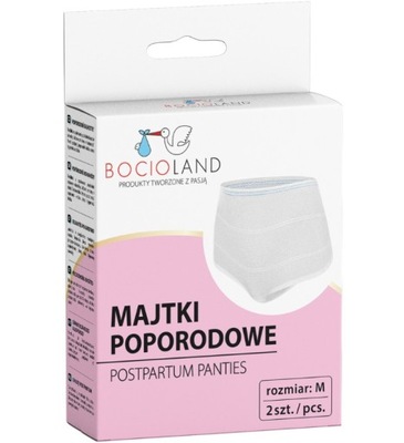 Bocioland Majtki poporodowe wielorazow M siateczka