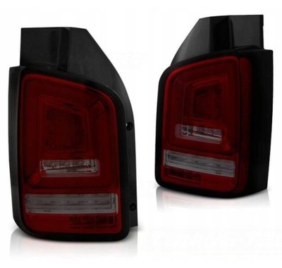 ФОНАРИ DIODOWE VW T5 10-15 RED SMOKE FULL LED (СВЕТОДИОД ) DTS