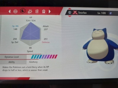 Shiny Pokemon Gigantamax Snorlax