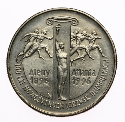 III RP 2 złote 1995 Ateny Atlanta Znicz (1)