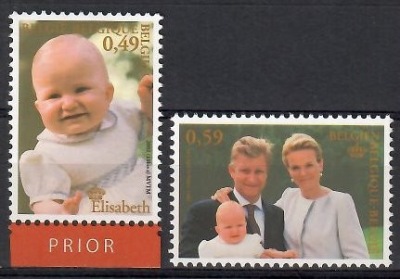 Belgia 2002 Mi 3148-3149 Czyste **