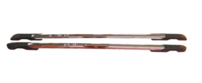 Jeep grand cherokee wk 2008 рейлинги накладки кровельные хром kpl фото №1