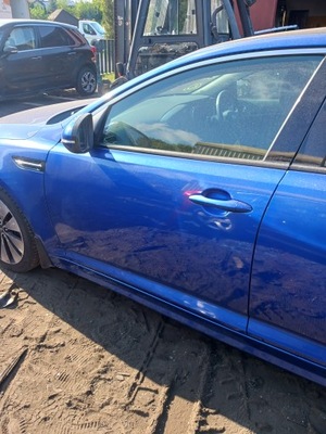 Дверь левый перед kia optima 2012 rok h0 niebieskie фото №1