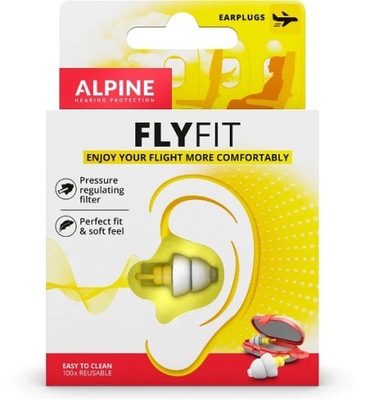 ALPINE FlyFit 2021 - Zatyczki do uszu do samolotu