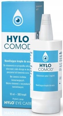 HYLO-COMOD nawilżające krople do oczu 10 ml