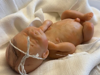 Lalka art-Baby Figurka niemowlak dziecko bobas