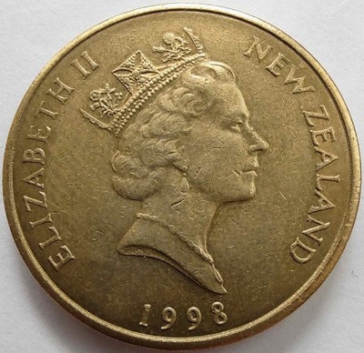 1496 - Nowa Zelandia 2 dolary, 1998