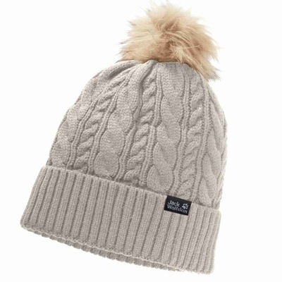 JACK WOLFSKIN CZAPKA NARITA POMPOM CAP LEKKA S