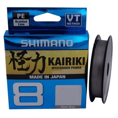 Plecionka Shimano Kairiki 8 0,06mm 150m Steel Gray