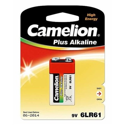 Camelion 6LF22-BP1 9V/6LR61, Plus Alkaline 6LR61,