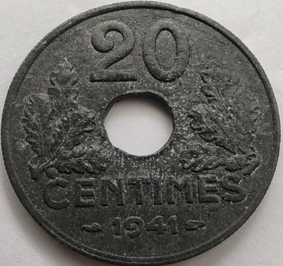 2199 - Francja 20 centymów, 1941