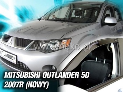 MITSUBISHI OUTLANDER II 2006-2013 DEFLECTORES DE PUERTA  