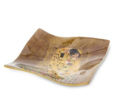 Metalowa patera taca Gustav Klimt Pocałunek