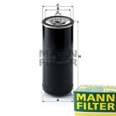 FILTRO COMBUSTIBLES MANN-FILTER WK962/5  