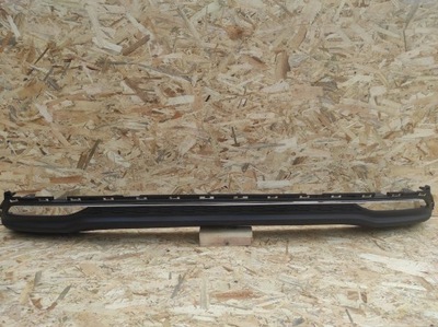 Накладка бампера задняя спойлер kia ceed iii фото №1