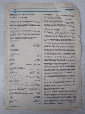 Opis i schemat OR TOSCA AWS-303