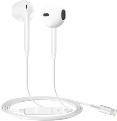 Słuchawki przewodowe z wejściem Lightning Earphones