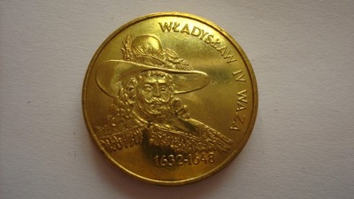 Moneta 2 złote Władysław IV Waza 1999 stan 1