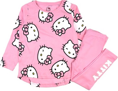 HELLO KITTY PIŻAMA DLA DZIEWCZYNKI PIŻAMKA 134 P75