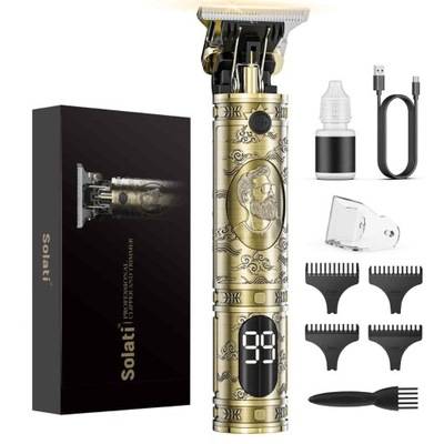 PROFESJONALNY TRYMER DLA BARBERÓW CLIPPER MASZYNKA DO STYLIZACJI SOLATI