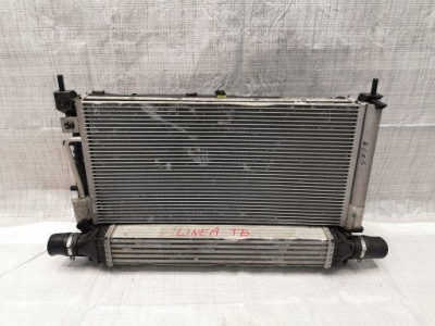 Комплект радиатор fiat linea 1.4 turbo фото №1